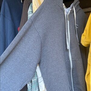 Champion Men's Zip-Up Gray Sweater